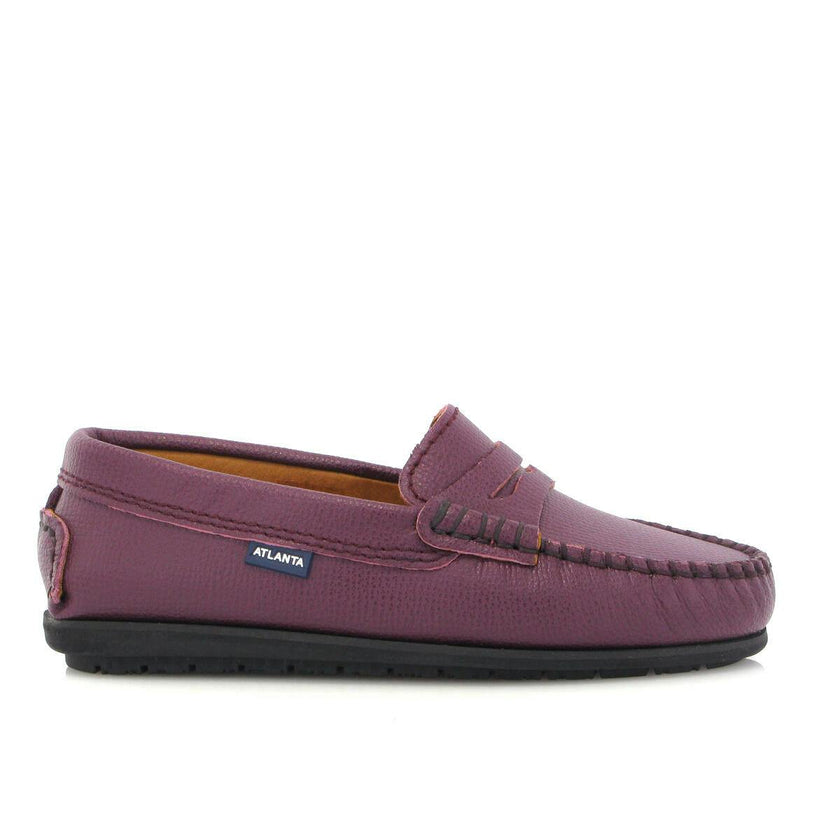 Penny 032 Walker Moccasins, burgundy little grainy leather
