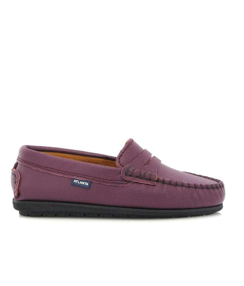 Penny 032 Walker Moccasins, burgundy little grainy leather