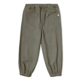 Organic Twill Joggers Pants - Olive