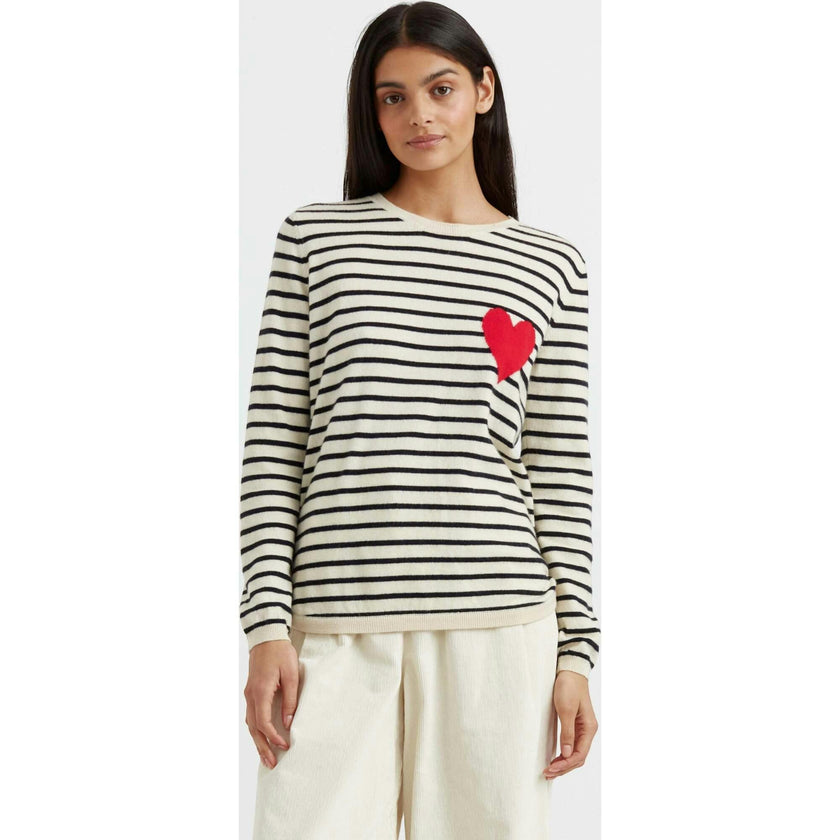 Breton Heart Wool & Cashmere Sweater