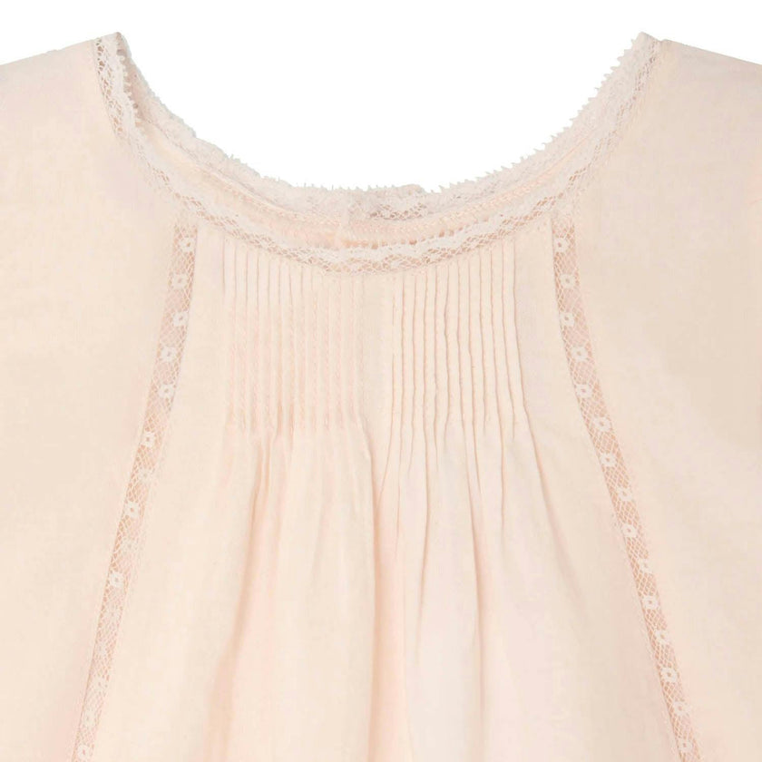 BONPOINT Lacacia Vintage Lace Baby Set - Rose/White