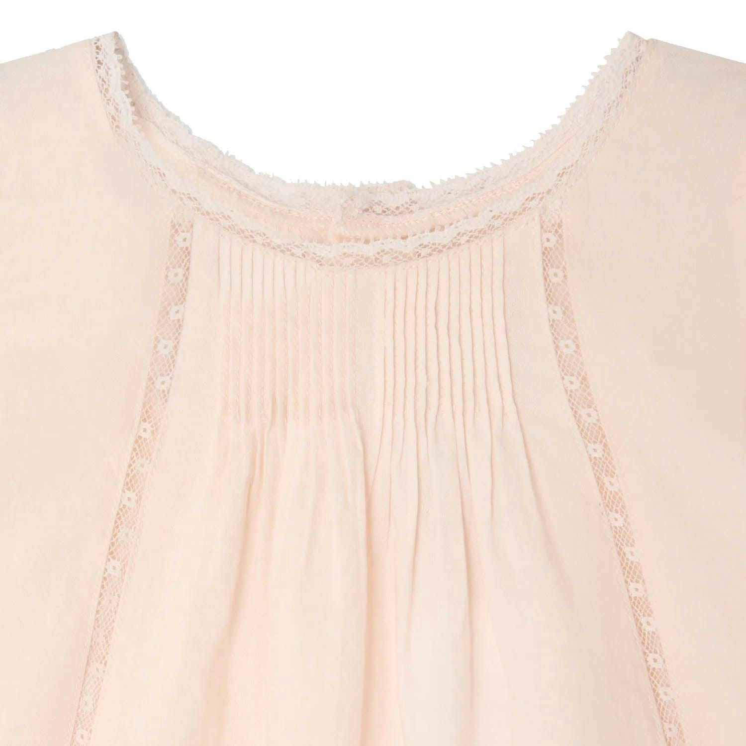 BONPOINT Lacacia Vintage Lace Baby Set - Rose/White