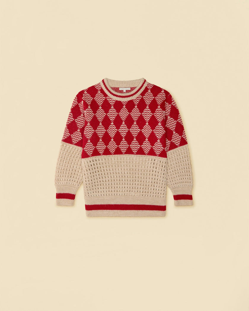 Alpaca Checker Sweater