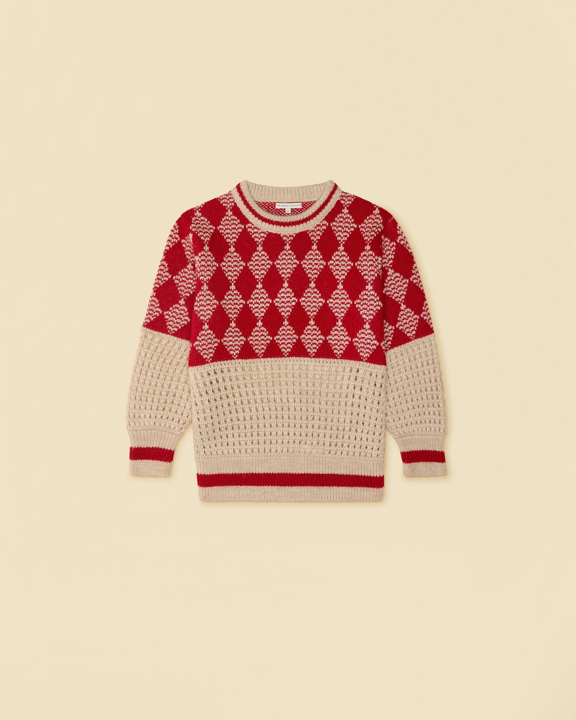 Alpaca Checker Sweater