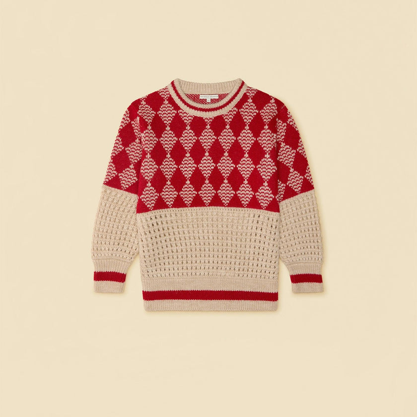 Alpaca Checker Sweater