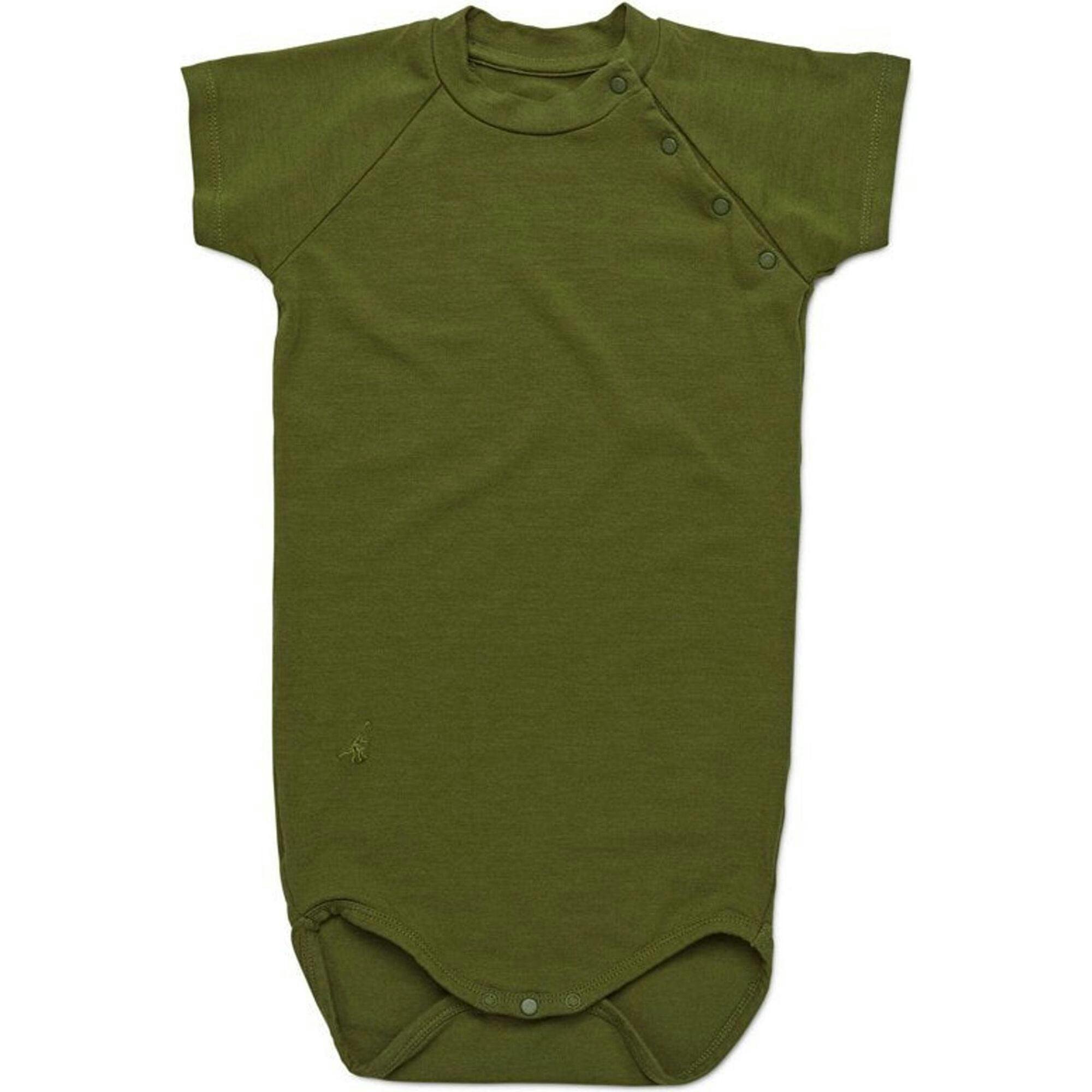 SS Bamboo Bodysuit, Green