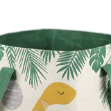 Little Deep Blue Hand-Printed Storage Basket