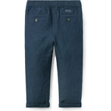 Linen-Cotton Cuffed Pant