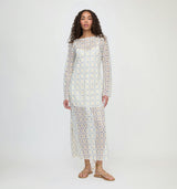 The Eliza Dress - Blue Dahlia Lace