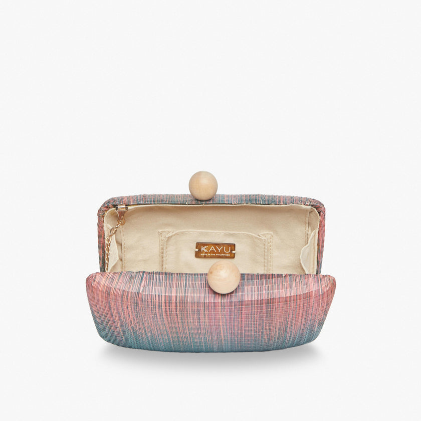 Akna Clutch, Pink Ombre