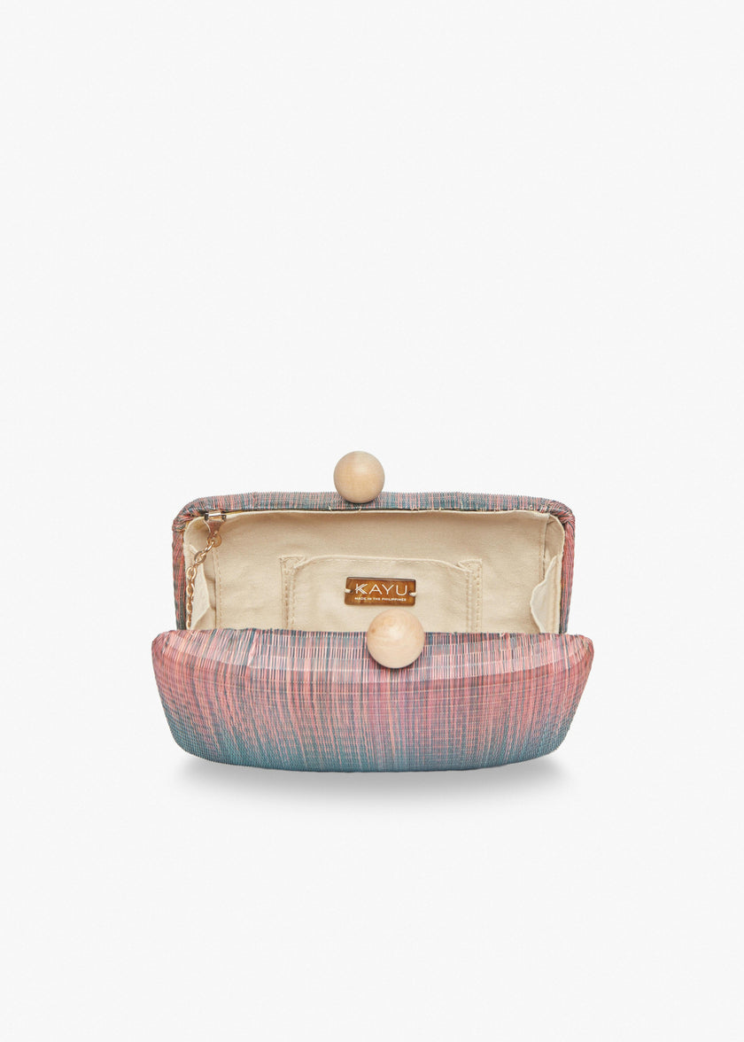 Akna Clutch, Pink Ombre