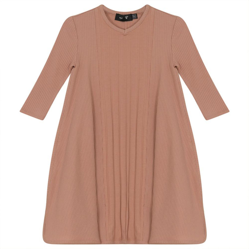Wide And Narrow Rib Dress