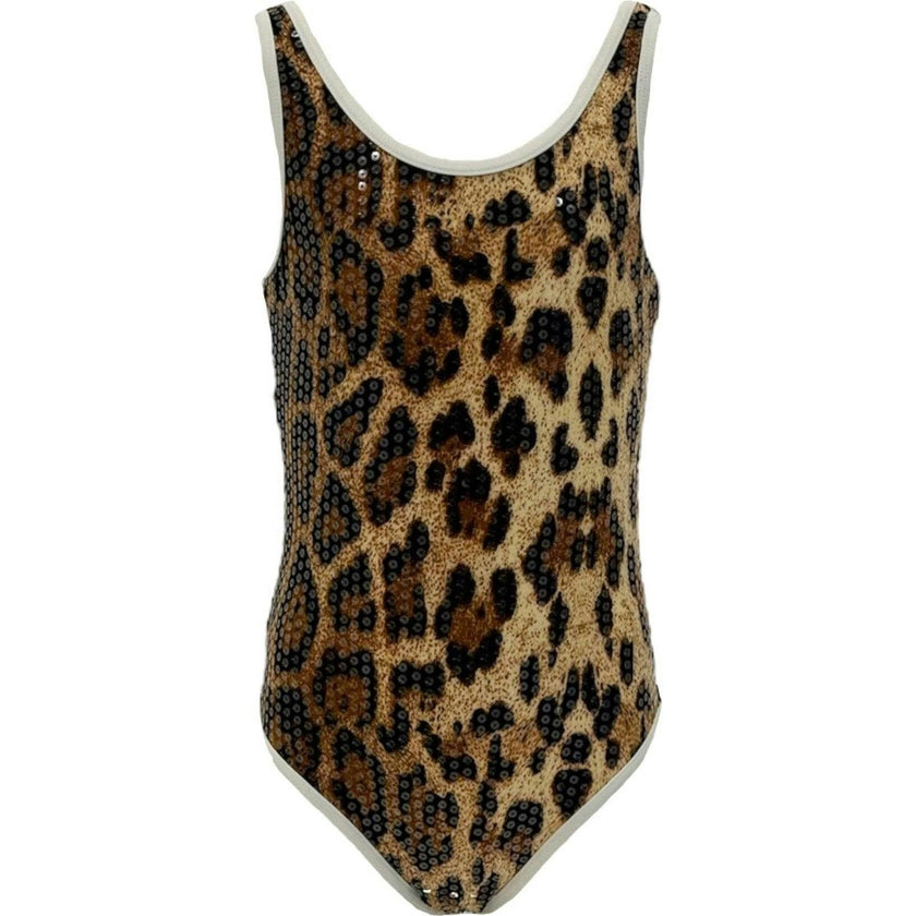 Women's Leopard Print One Piece Swimsuit