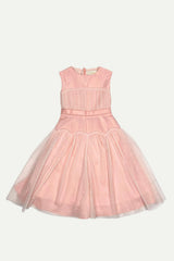 TULLE OVERLAY PARTY DRESS