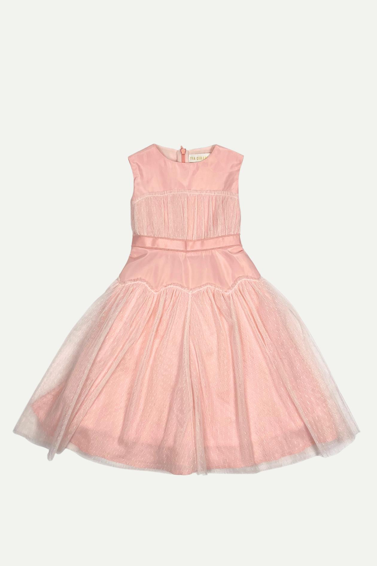 TULLE OVERLAY PARTY DRESS
