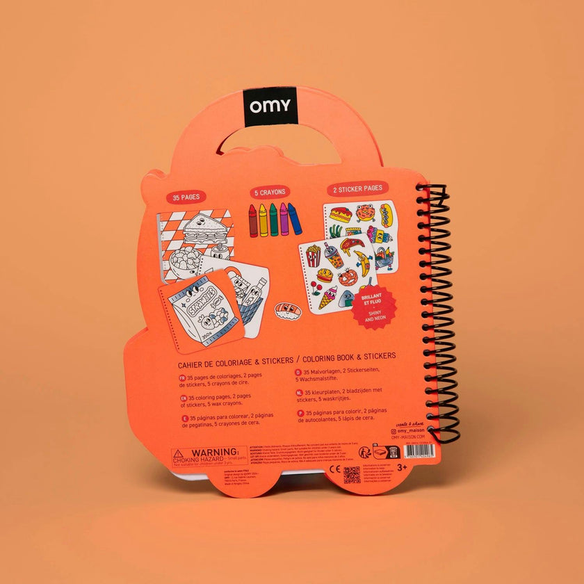 Yummy - Super Coloring & Stickers Book