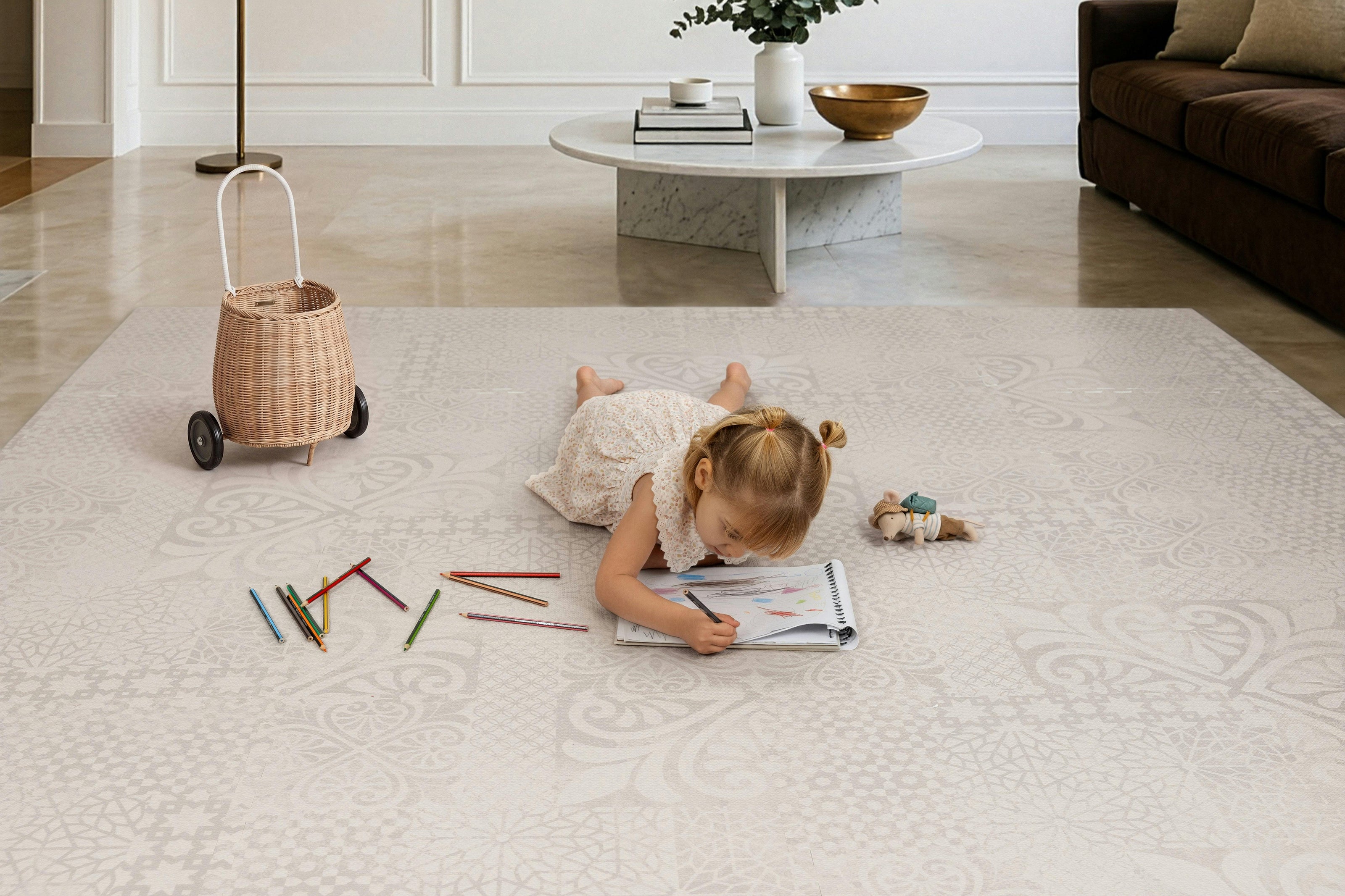 Premium Foam Haven Playmat | Aria, Maple | Toddlekind