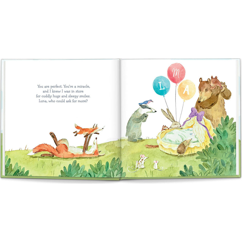 New Cutie in Town Personalized Book