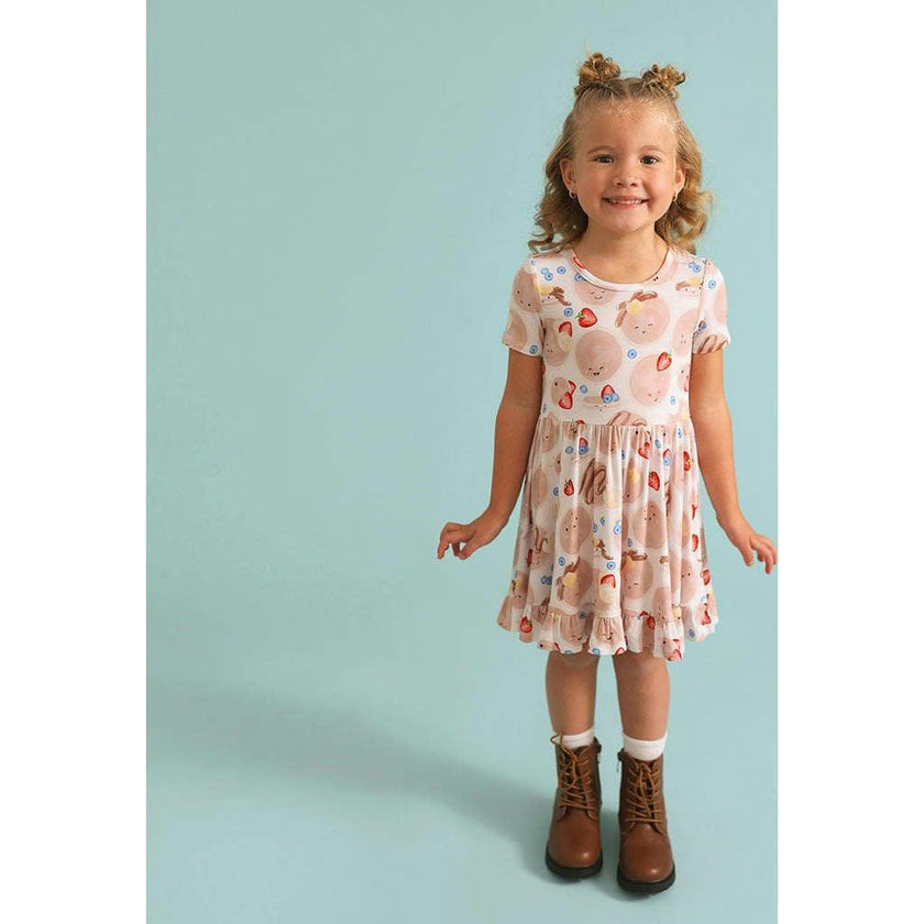 Pancakes Ruffled Twirl Dress