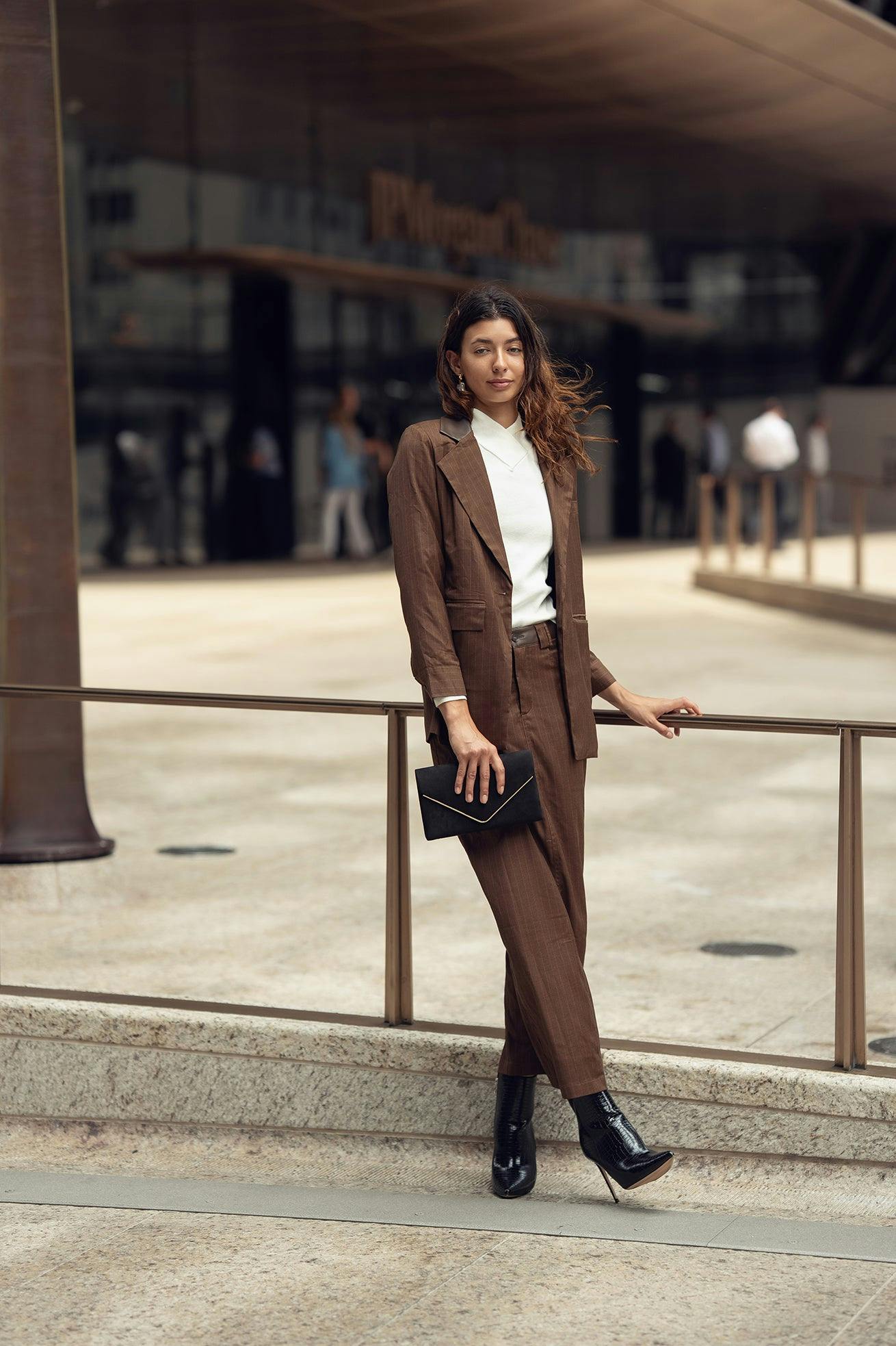 PINSTRIPE BLAZER