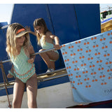 Cherry pop large beach towel
