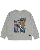 Shred Hacci Pullover - Heather Grey