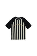 Black Striped UV Sun Protection T-Shirt