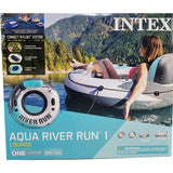 River Run Inflatable Lake Floating Water Tube Lounger