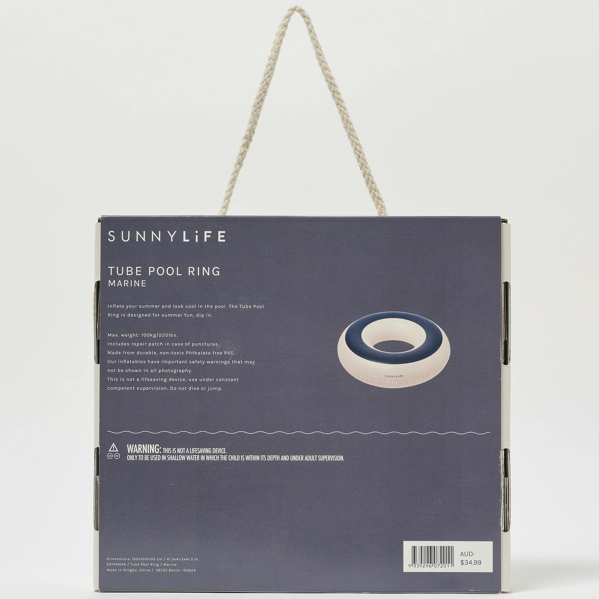 Tube Pool Ring: Marine Navy