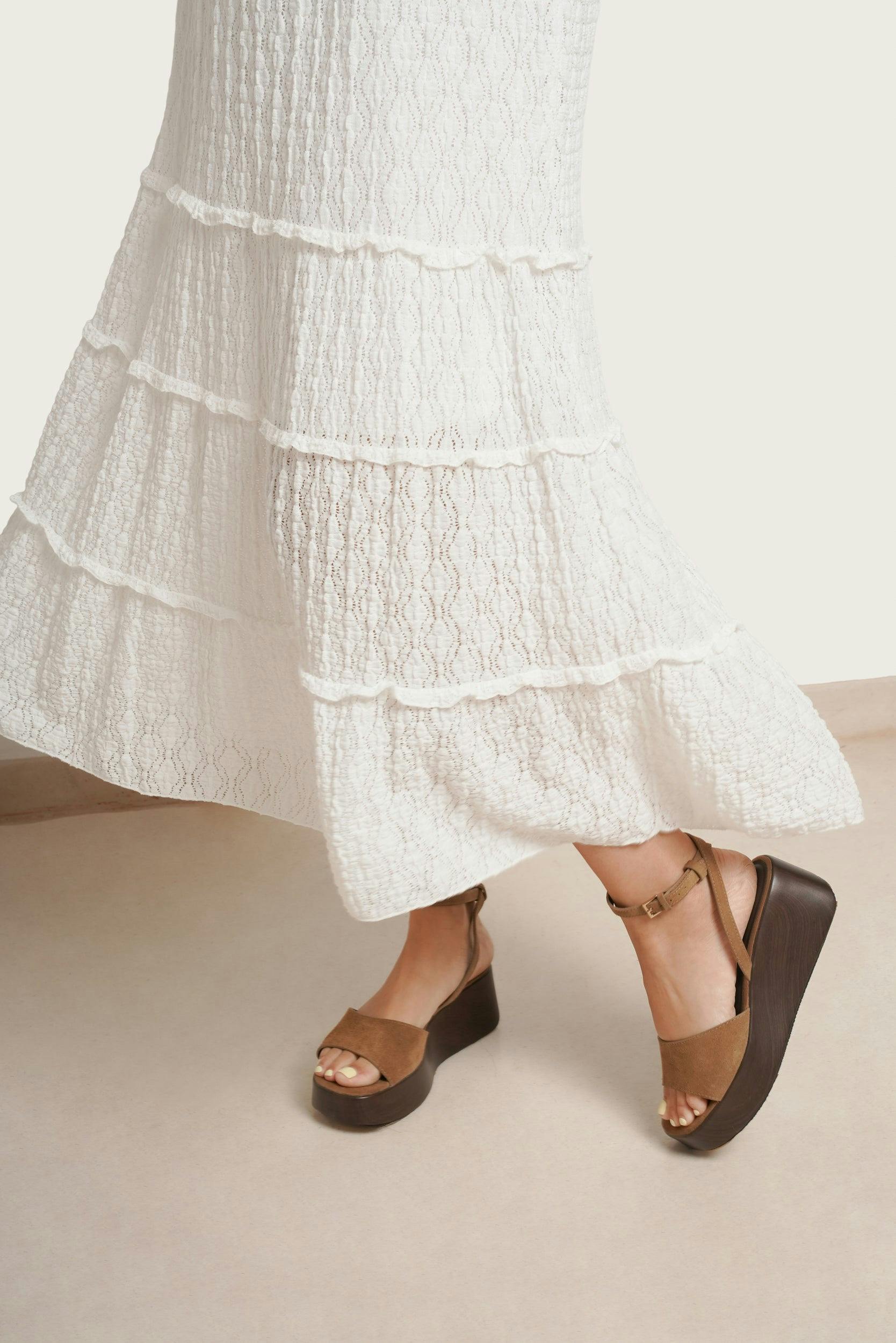 Florence Stretch Lace Maxi Skirt