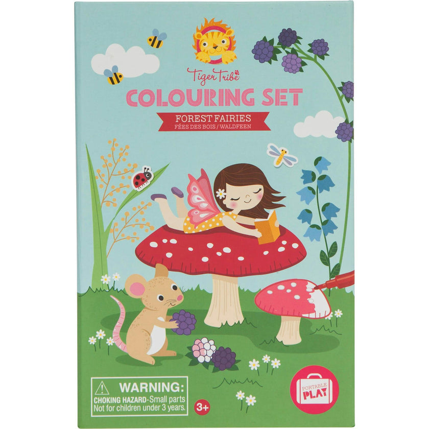 Tribe: Coloring Set - Forest Fairies Activity Set w/ Stickers