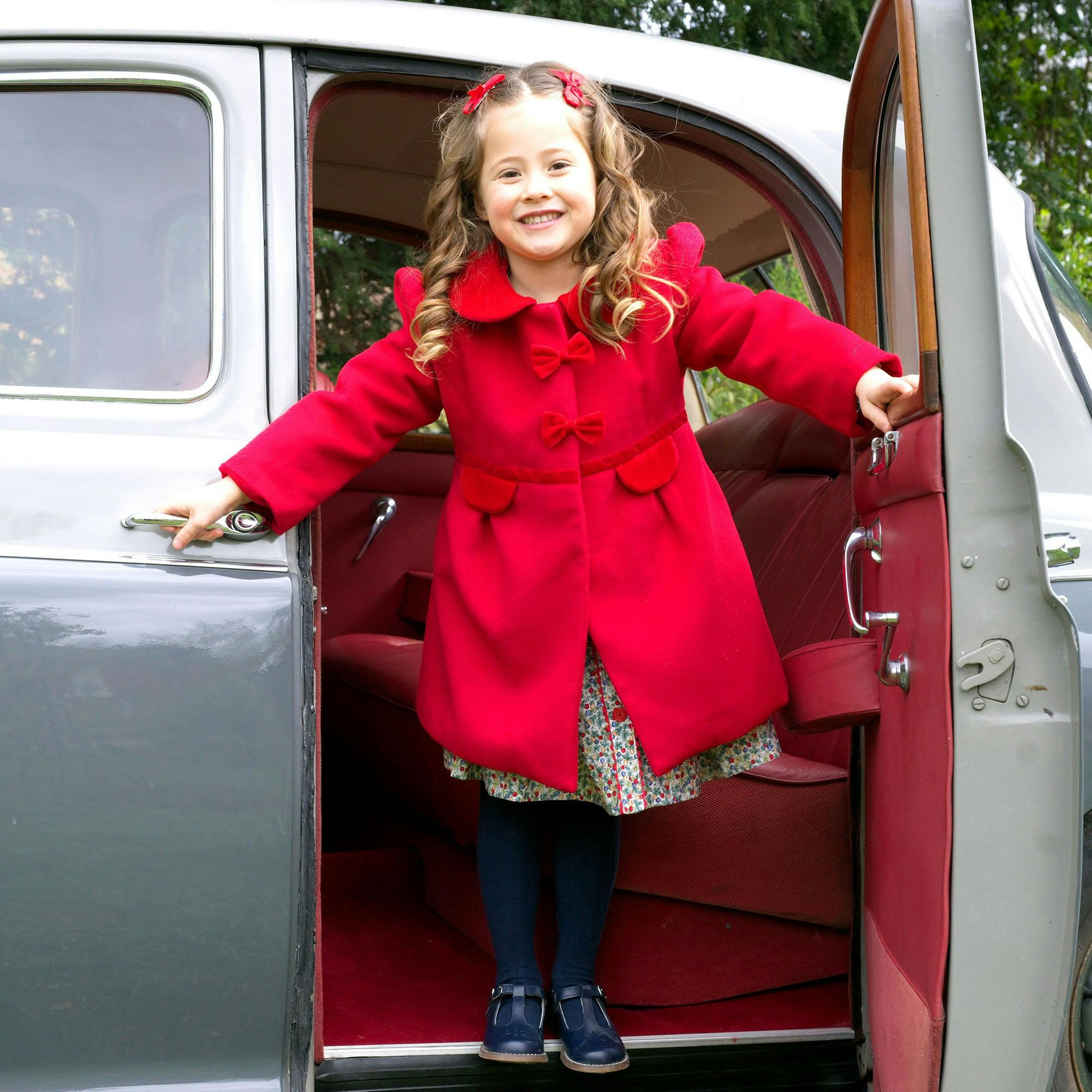 Red Bow Coat
