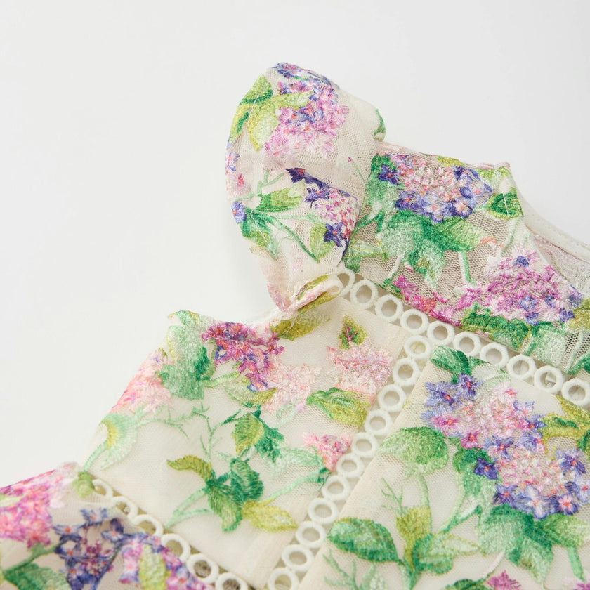 Clementine Embroidered Mini Dress (Baby)