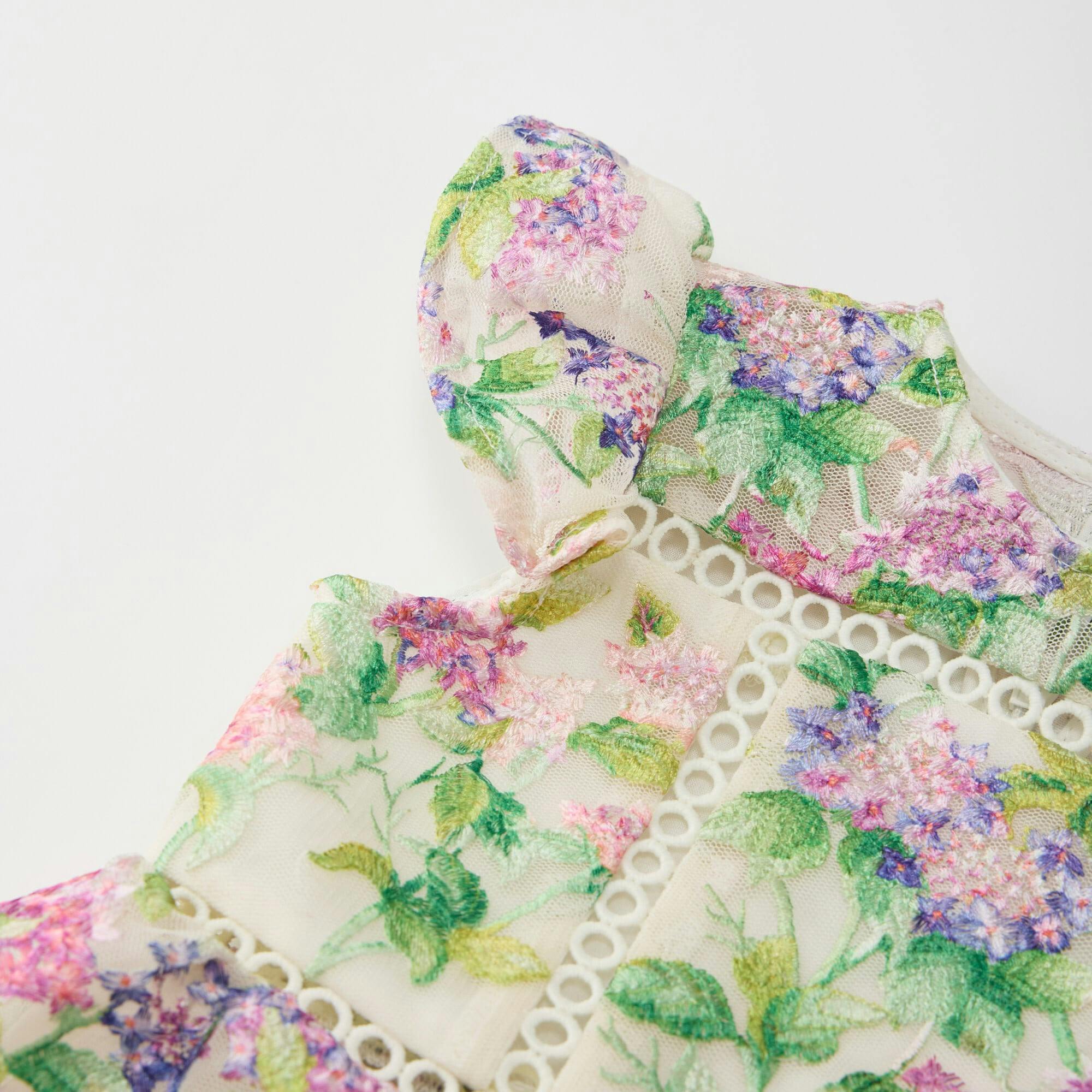 Clementine Embroidered Mini Dress (Baby)