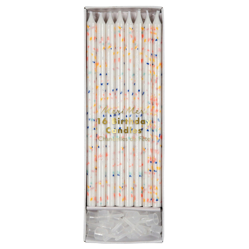 Multicolor Flecks Candles