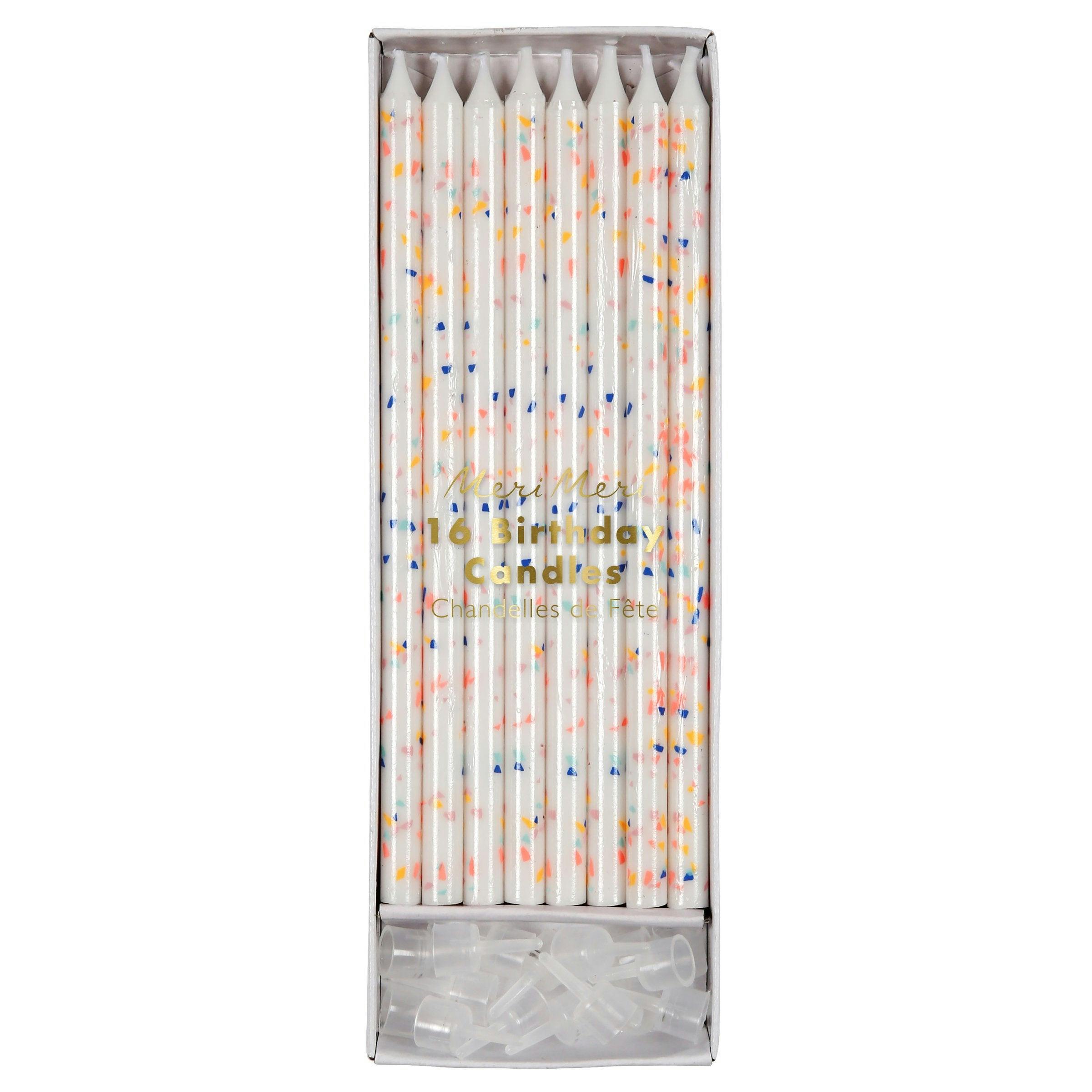Multicolor Flecks Candles