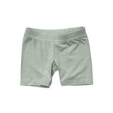 Girls Biker Shorts in Aqua Grey