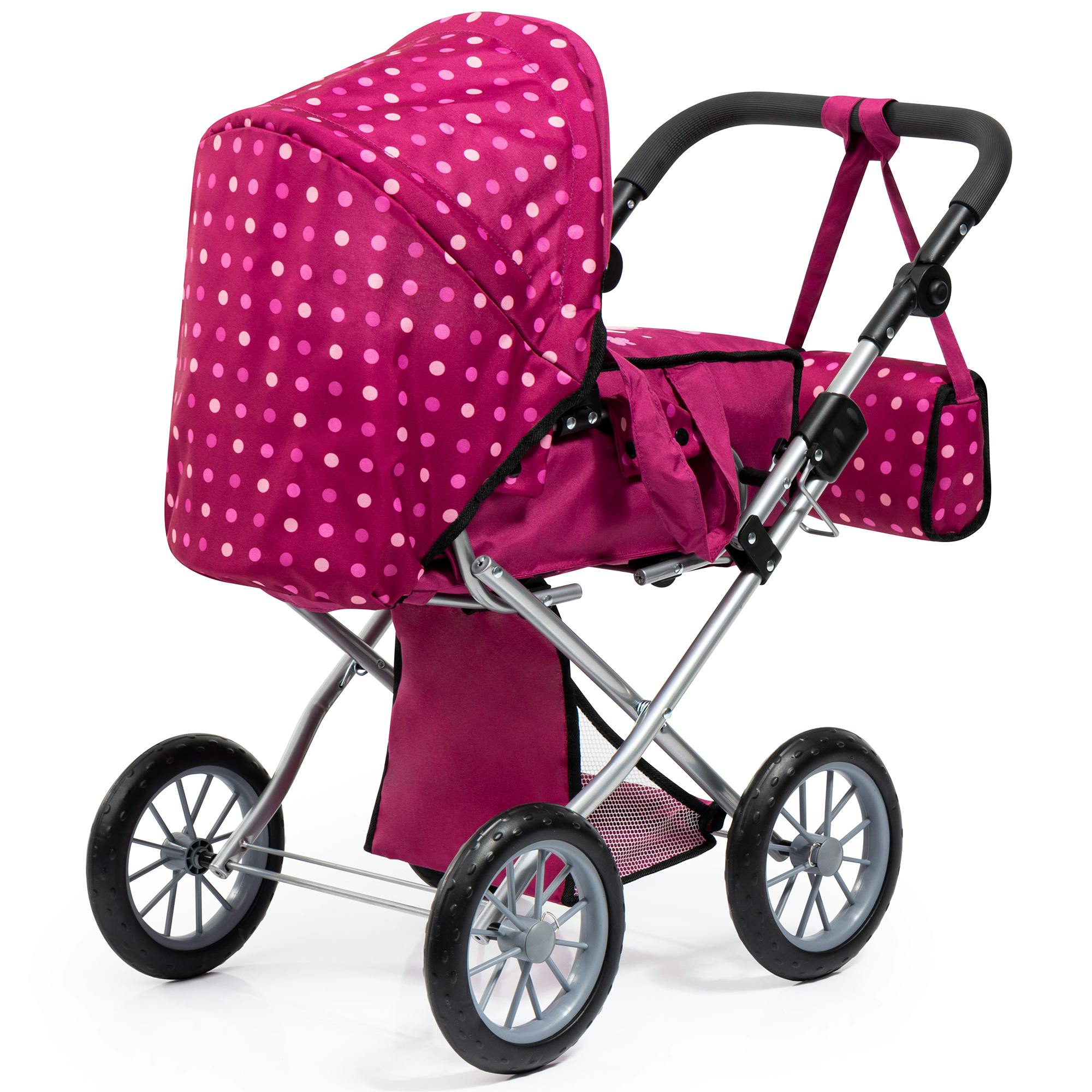 Bayer Design Dolls: Pram City Star - Bordeaux, White, Fairy