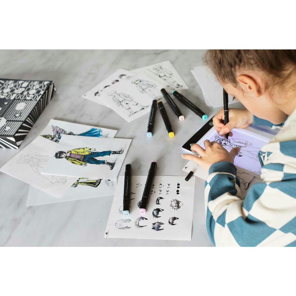 Manga - Rechargeable Led Light Pad - Create Your Manga Characters - 10y+
