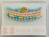 Beaded Bracelets - Tropical Fish Pastels