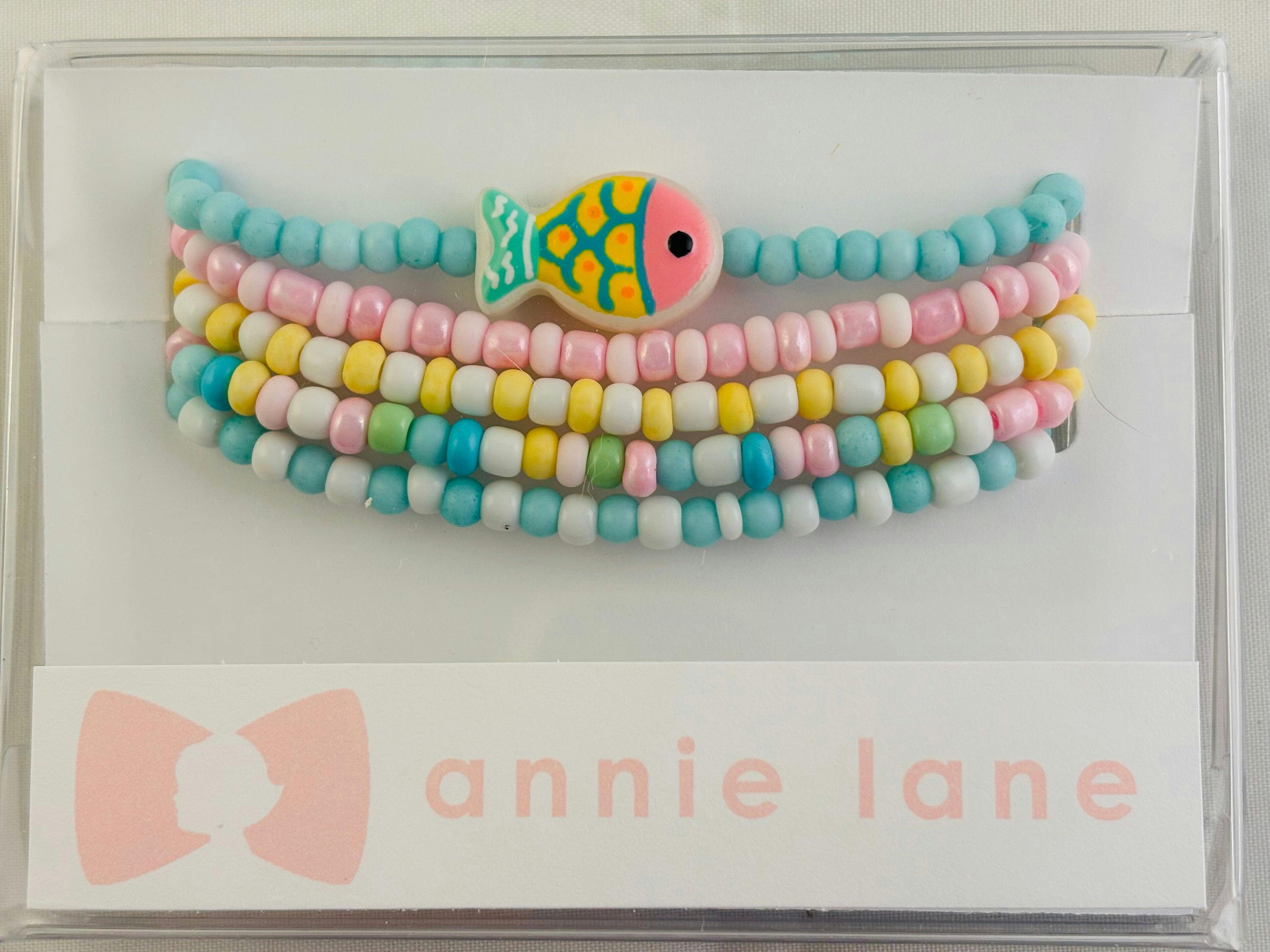 Beaded Bracelets - Tropical Fish Pastels