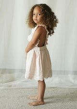 Chloé | Corduroy Cotton Anglaise Dress | Primrose