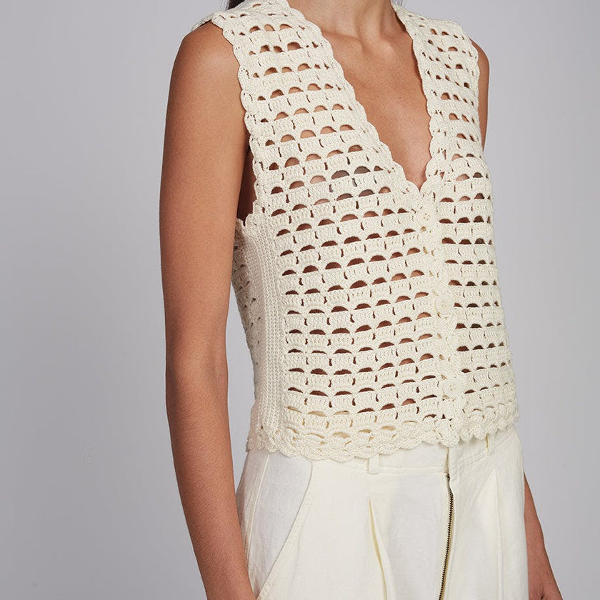 ELLIE CROCHET VEST