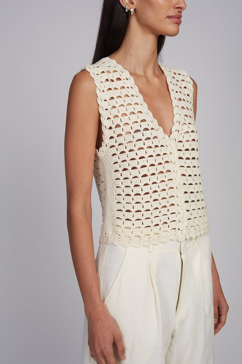 ELLIE CROCHET VEST