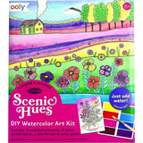 Scenic Hues DIY Watercolor Art Kit - Flowers and Gardens
