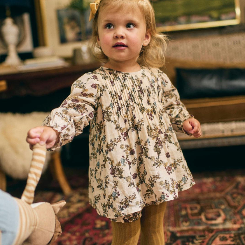 Charlotte Baby Set in Harvest Toile