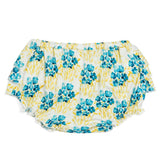 Sky Floral Bamboo Ruffle Bloomer