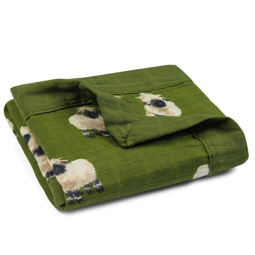 Valais Mini Lovey Two-Layer Muslin Security Blanket