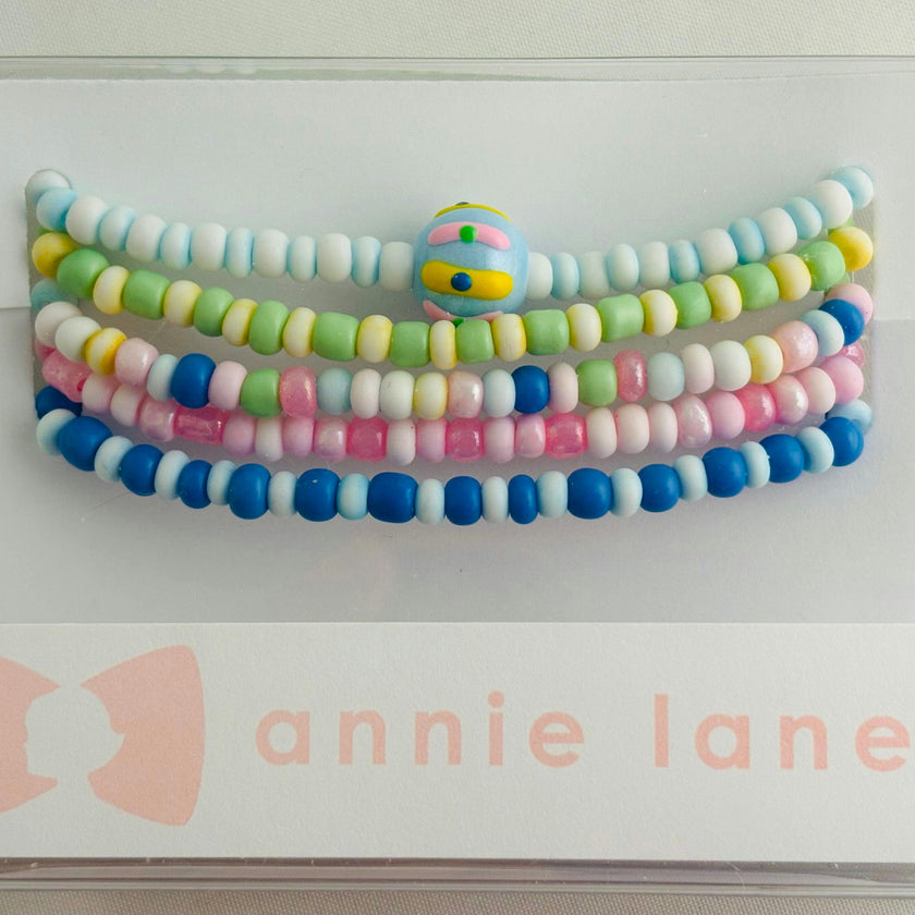 Beaded Bracelets - Blue Sky