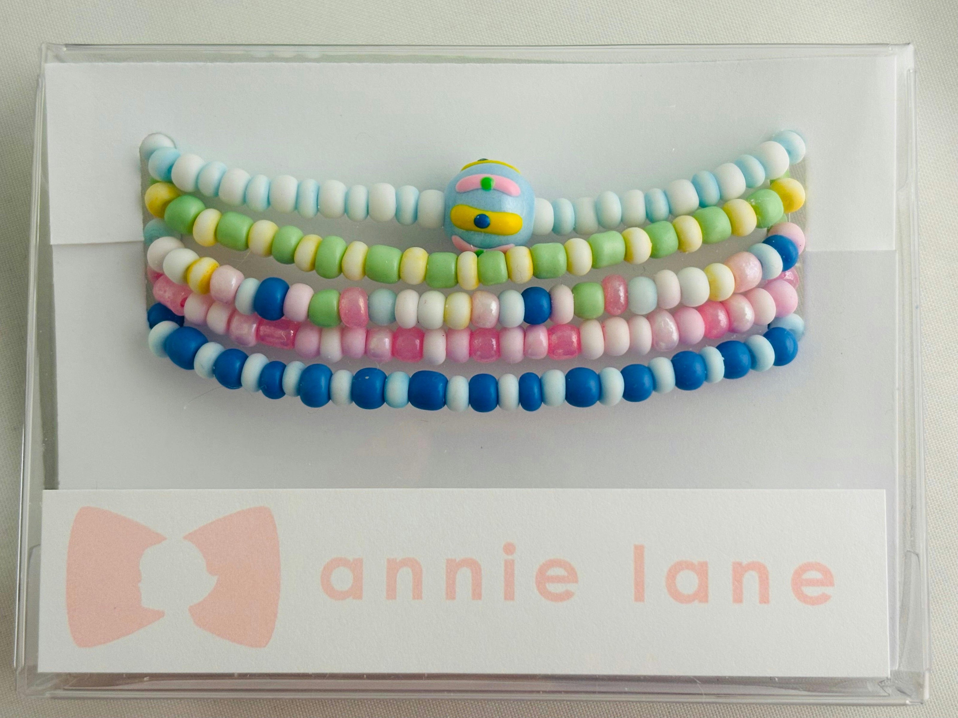 Beaded Bracelets - Blue Sky